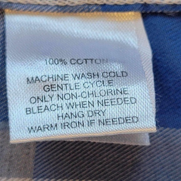 UNTUCKit LS Button Up Shirt Blue Plaid Cotton Mens Big Tall XXL Tall Fiano - Picture 4 of 11